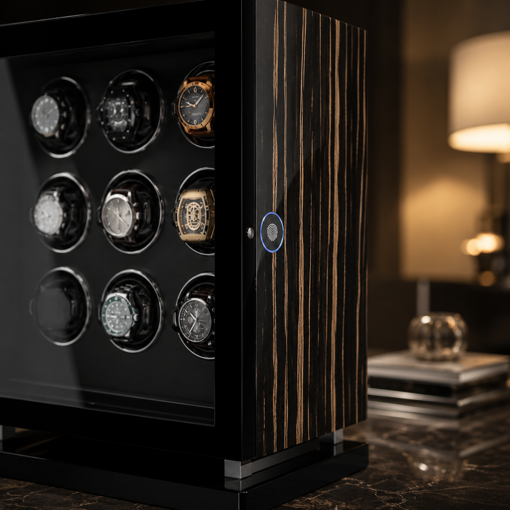 Coffre à montres biométrique Collection Prestige